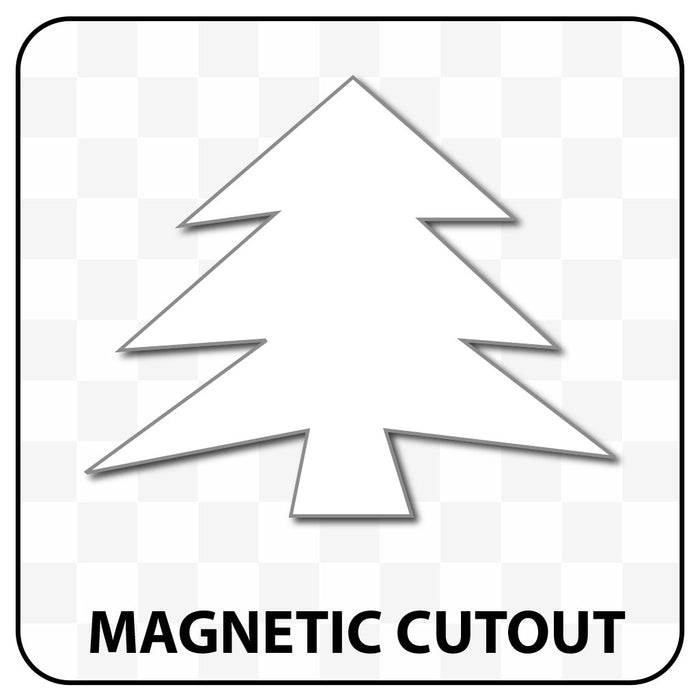 Tree Shaped Blank Magnet