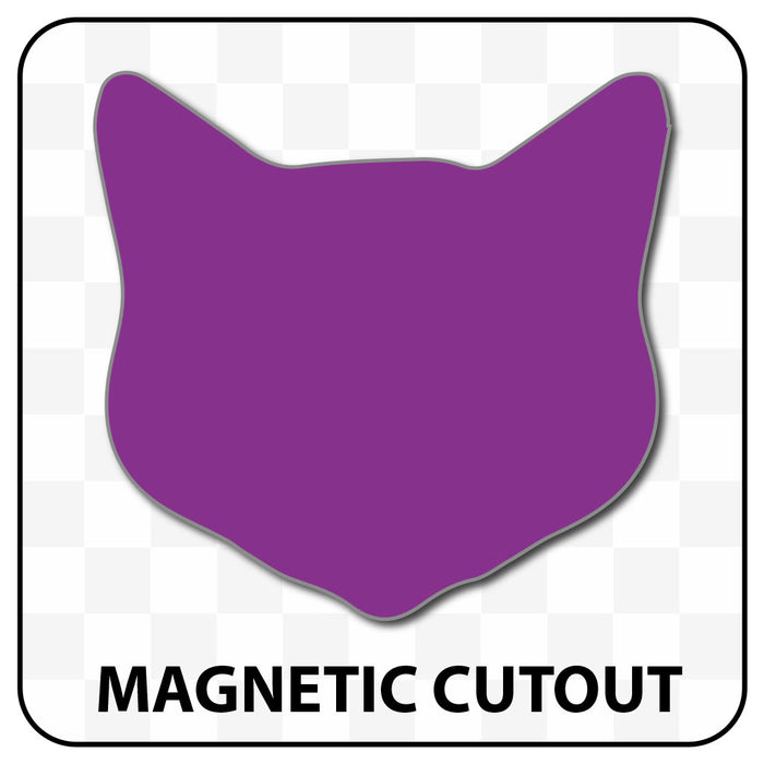 Blank Cat Shaped Magnetic Cutout