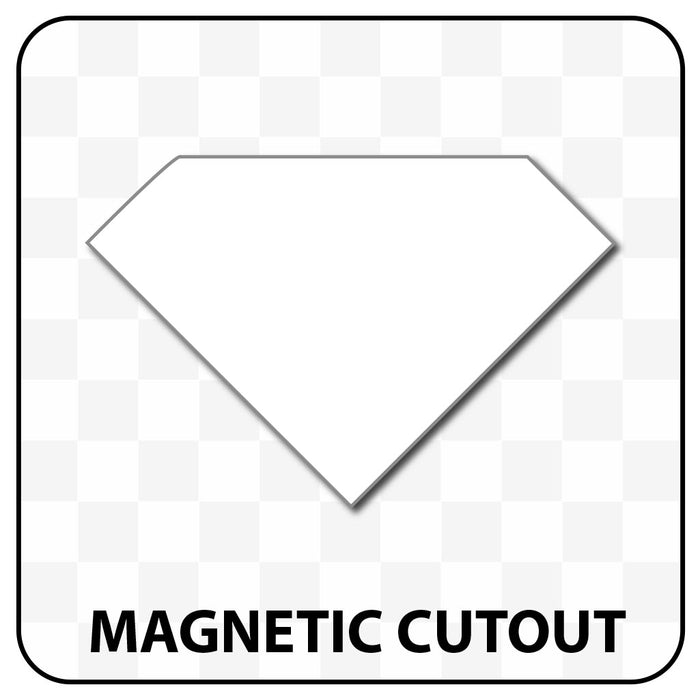 Diamond Shaped Blank Magnet