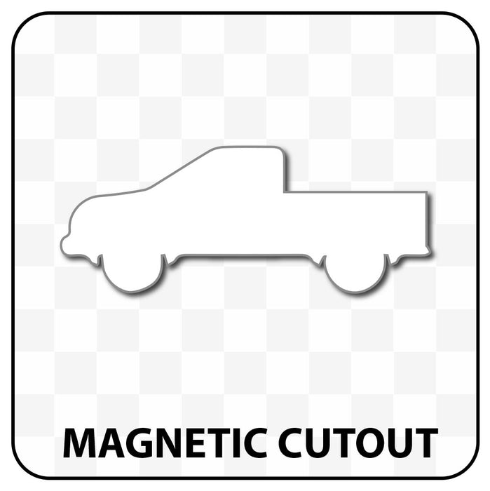 Truck Shaped Blank Magnet