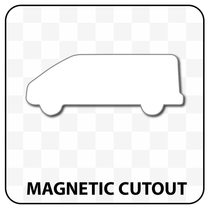 Van Shaped Blank Magnet