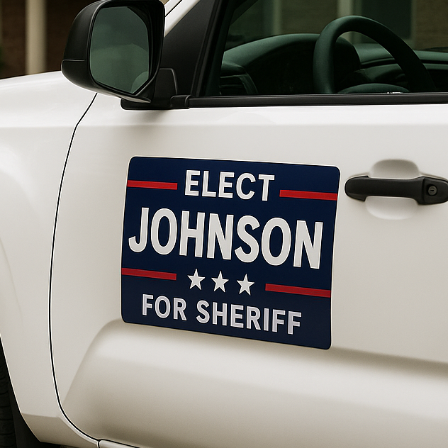 Political Magnetic Signs