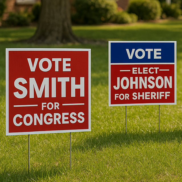 Political Yard Signs
