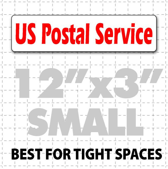 12"X3" US Postal Service Magnetic Sign for rural carriers