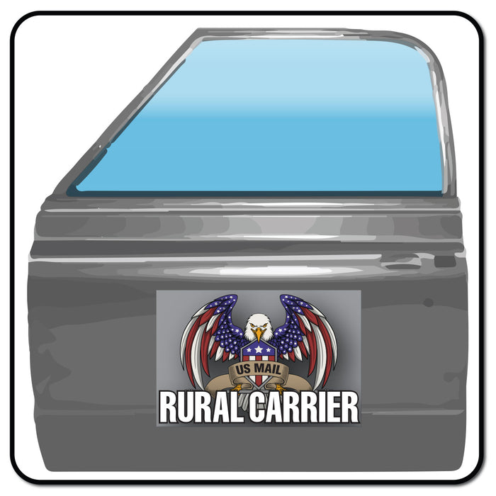 Vehicle Magnet for Rural Mail Carrier Truck | 18"x12" Eagle Magnetic Sign