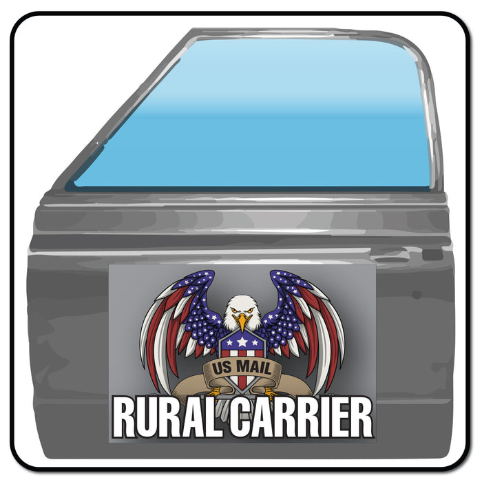 24"X16" Eagle Magnet for Rural Mail Carrier Jeep | Car Door Magnet