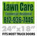 Magnetic Lawn Care Sign (layout 1) - Wholesale Magnetic Signs