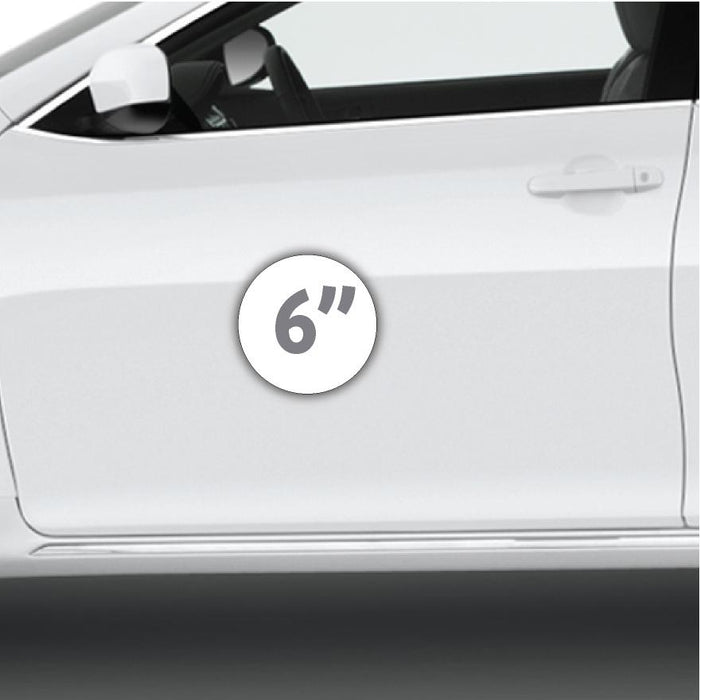 small round car magnet Wholesale Magnetic Signs