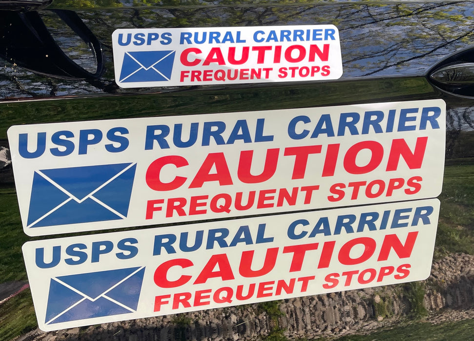 Rural Carrier Magnetic Signs Large 3 Pack Combo