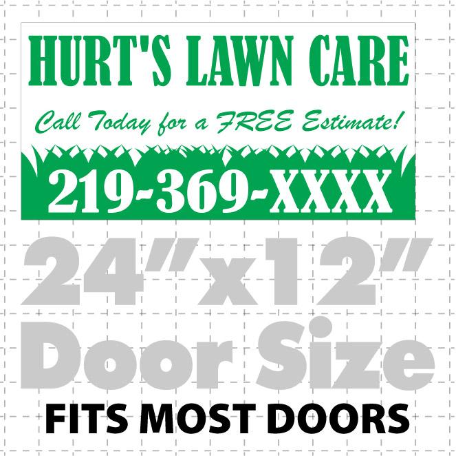Lawn Care Magnetic sign (layout 6) - Wholesale Magnetic Signs