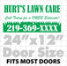Lawn Care Magnetic sign  (layout 6) - Wholesale Magnetic Signs