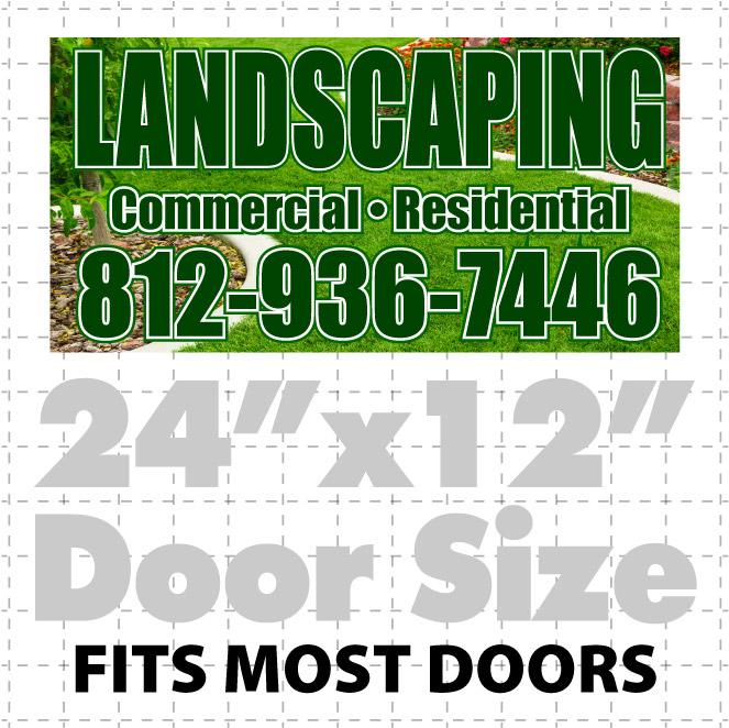 Magnetic Sign for Landscaping Designers (layout 5) - Wholesale Magnetic Signs