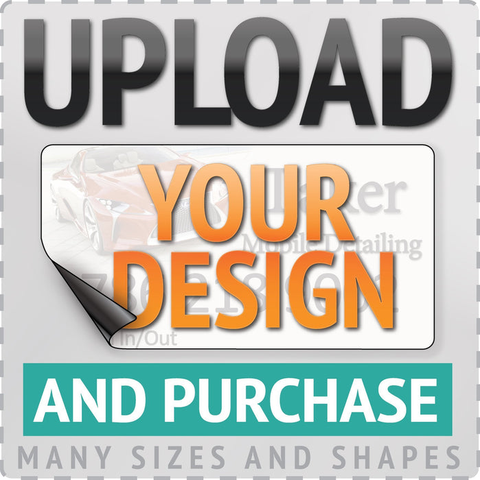 Upload Your Magnetic Sign Layout - Wholesale Magnetic Signs