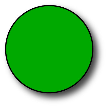 Round Blank Circle Magnet Signs in Many Sizes and Colors | Polka Dots