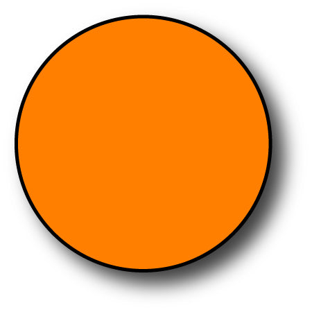 Round Blank Circle Magnet Signs in Many Sizes and Colors | Polka Dots