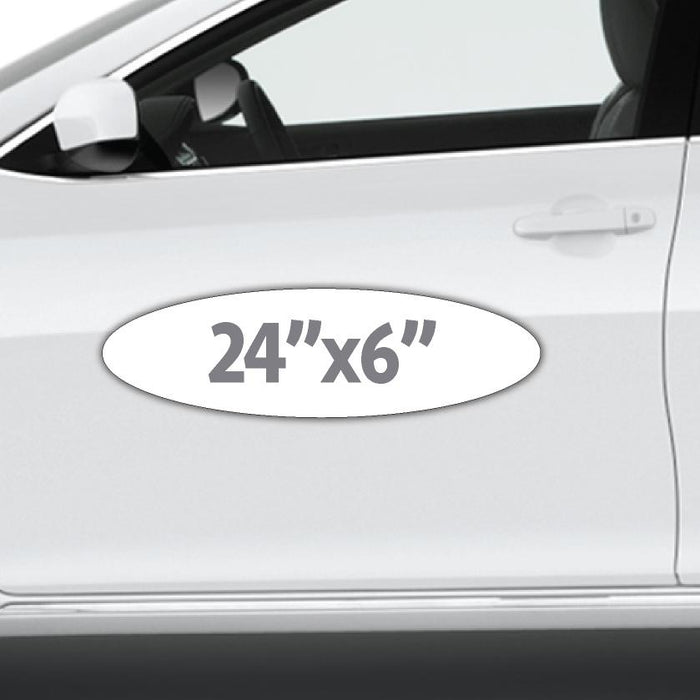 small oval car magnets - Wholesale Magnetic Signs