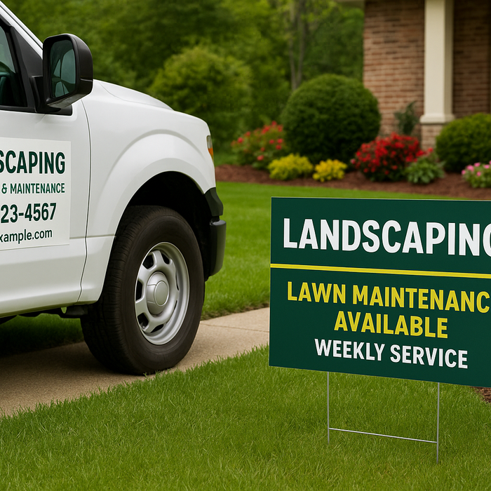 Top Signage Tips for Landscapers: Stand Out and Get More Jobs