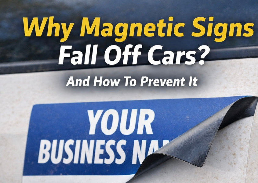 Why Magnetic Signs Fall Off Cars (And How to Prevent It)