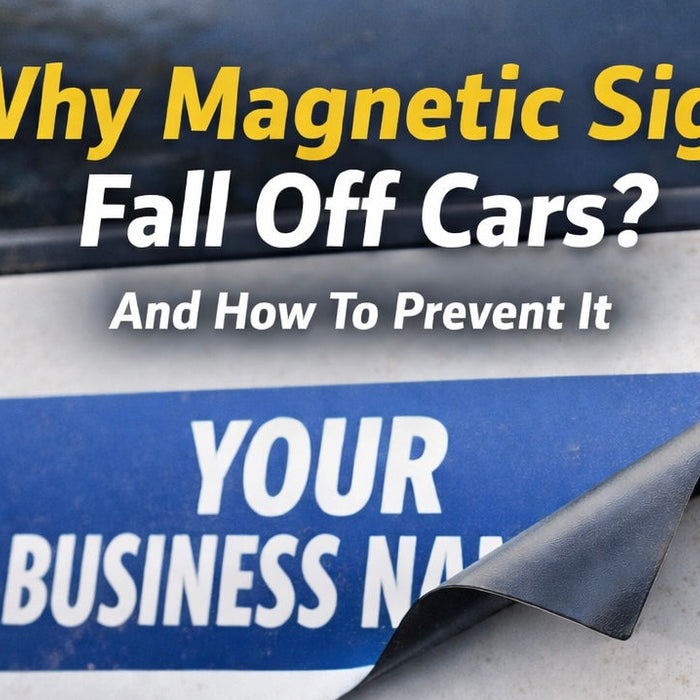 Why Magnetic Signs Fall Off Cars (And How to Prevent It)
