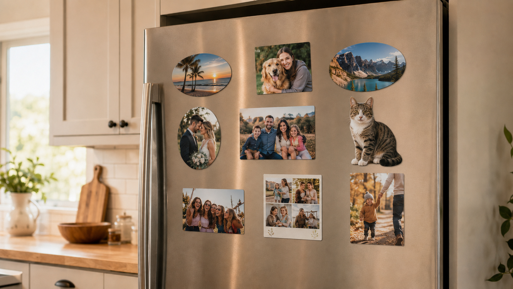 Turn Digital Photos Into Custom Photo Magnets