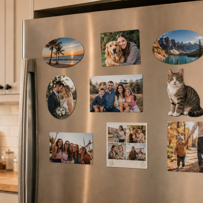 Turn Digital Photos Into Custom Photo Magnets