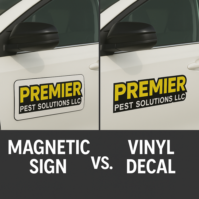 Magnetic vs. Vinyl: Which Custom Sign Is Right for Your Needs?