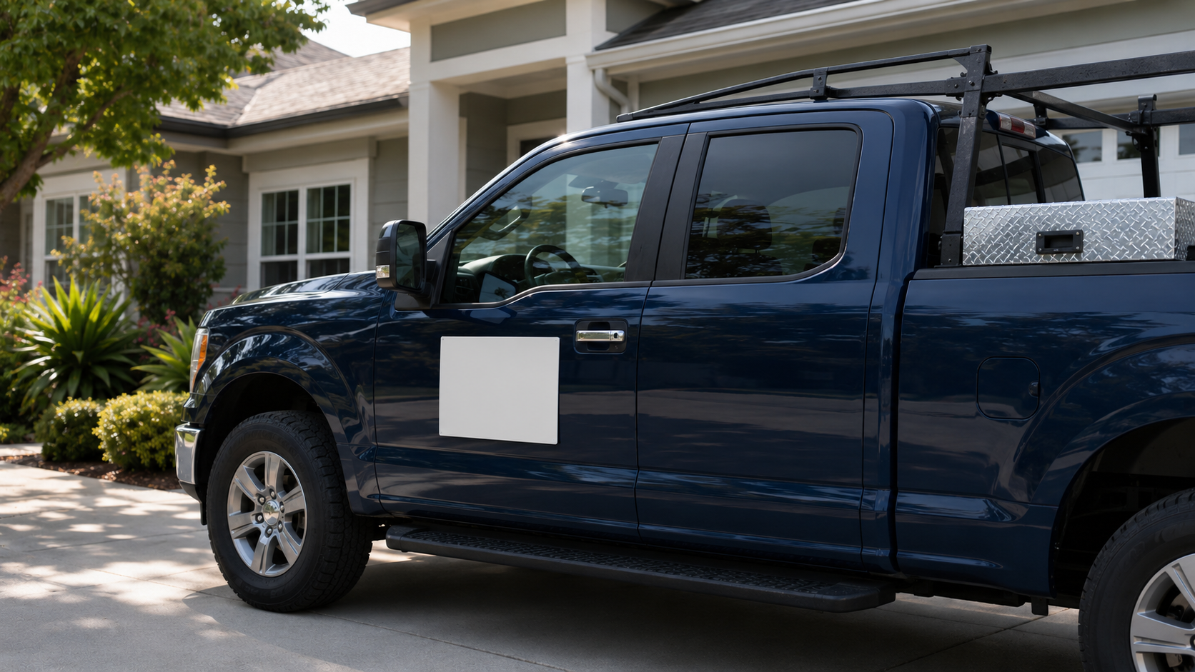 Blank Magnetic Signs for HOA Commercial Vehicle Rules
