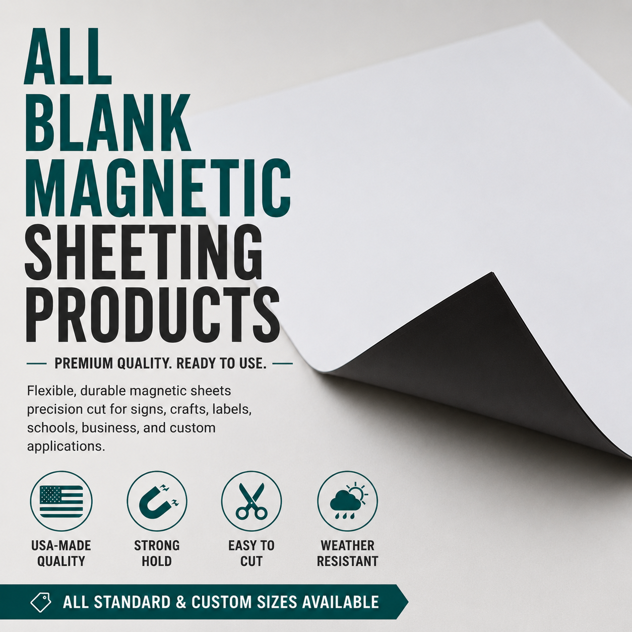 All Blank Magnetic Sheets & Rolls