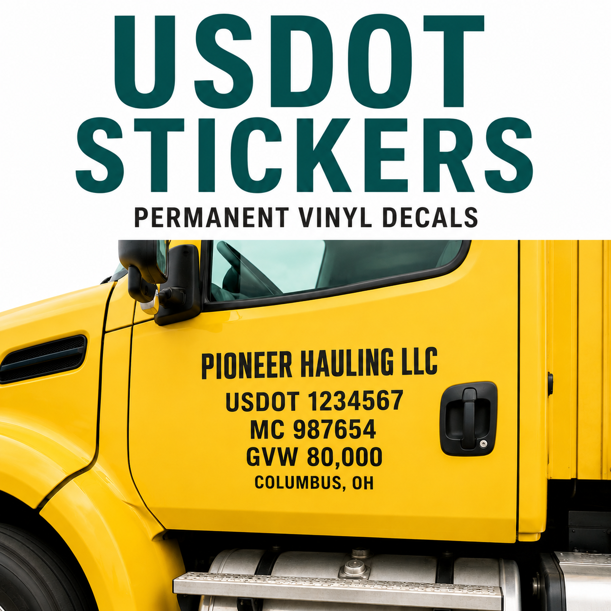 US DOT Stickers