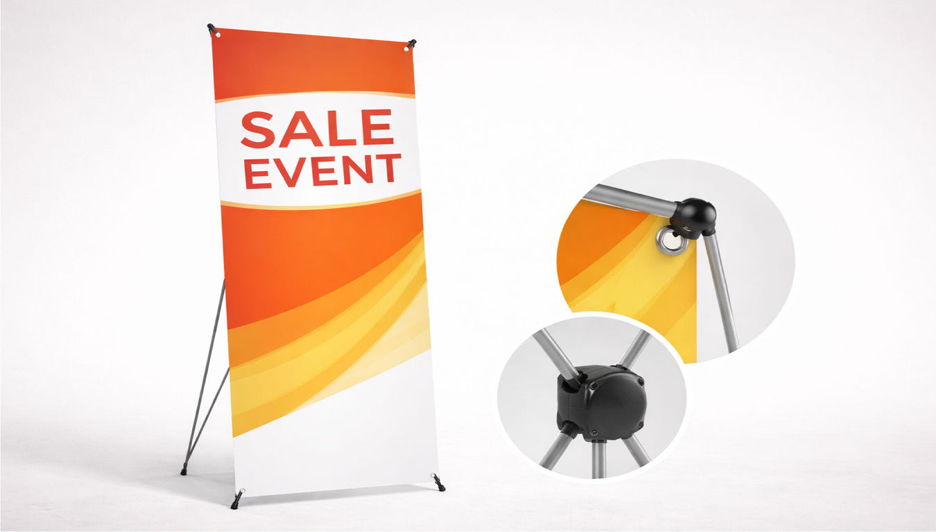 Economy Banner Stands & Displays
