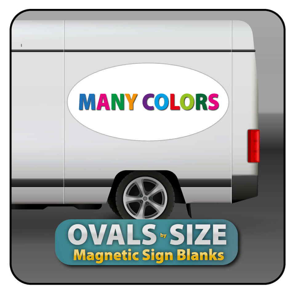 Blank Oval Magnets