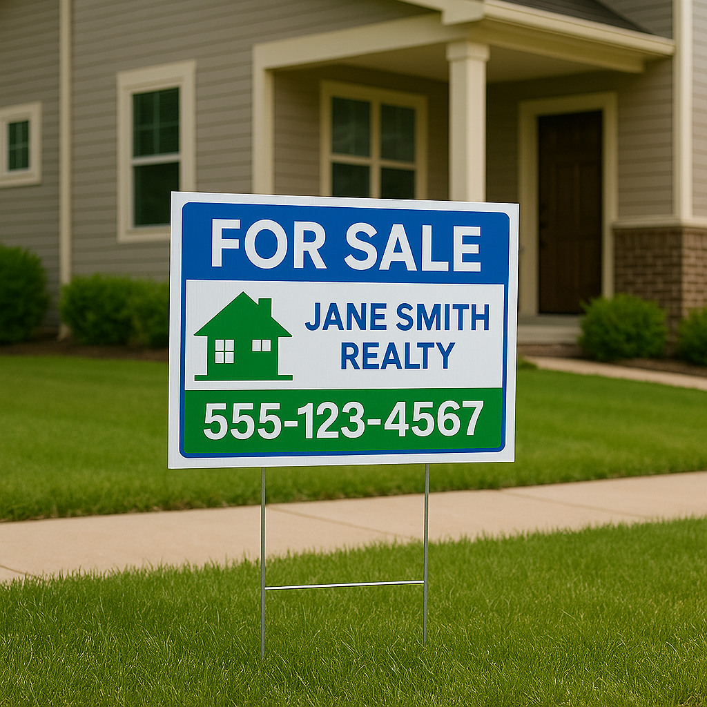Real Estate Yard Signs