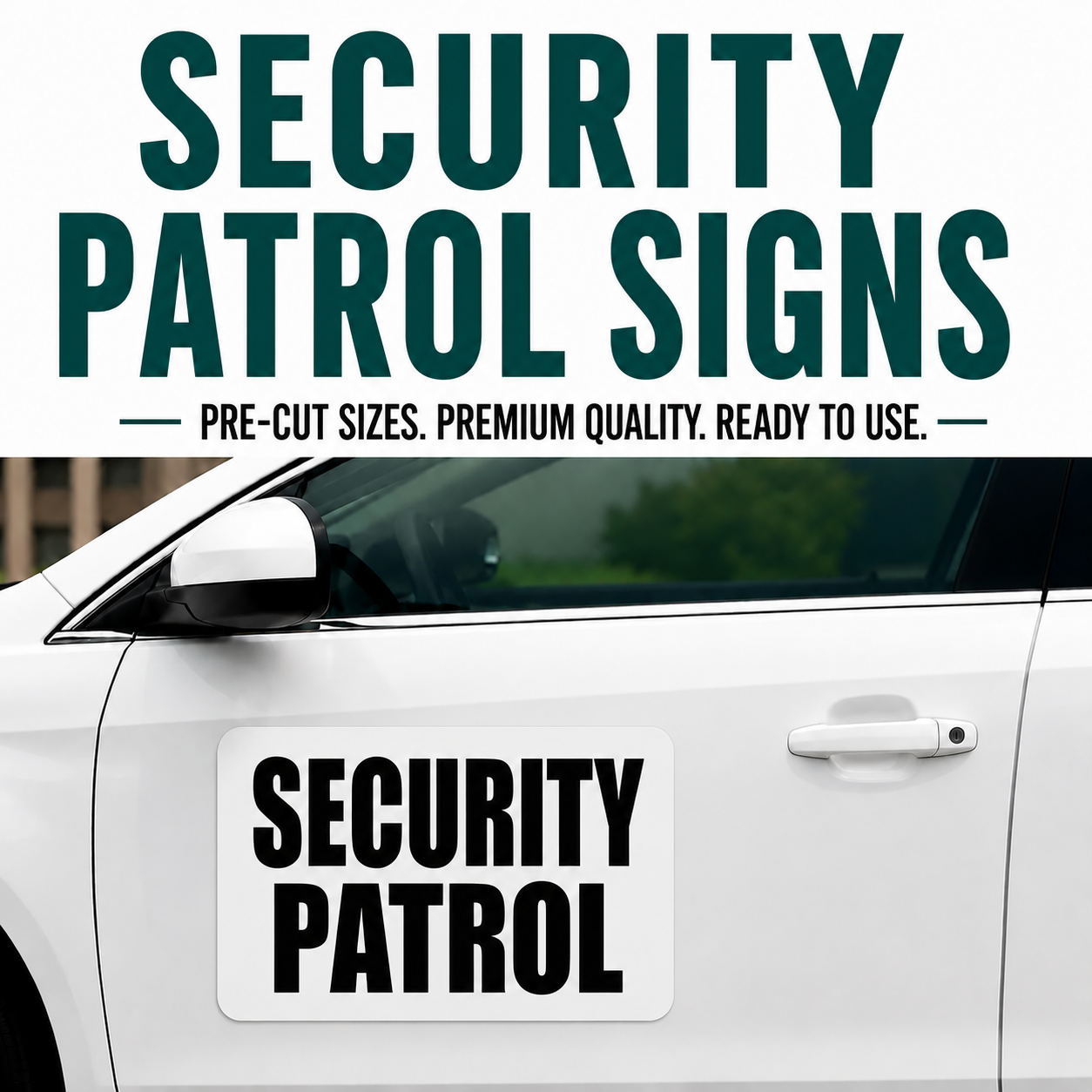 Security Patrol Signs