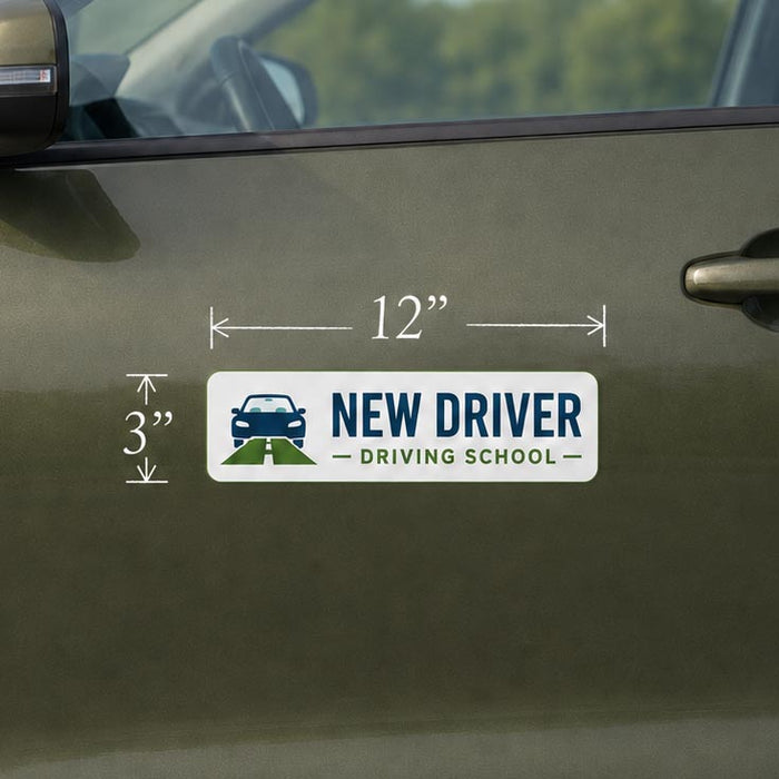 12x3 Custom Magnetic Bumper Sign for Cars & Trucks | Design Online