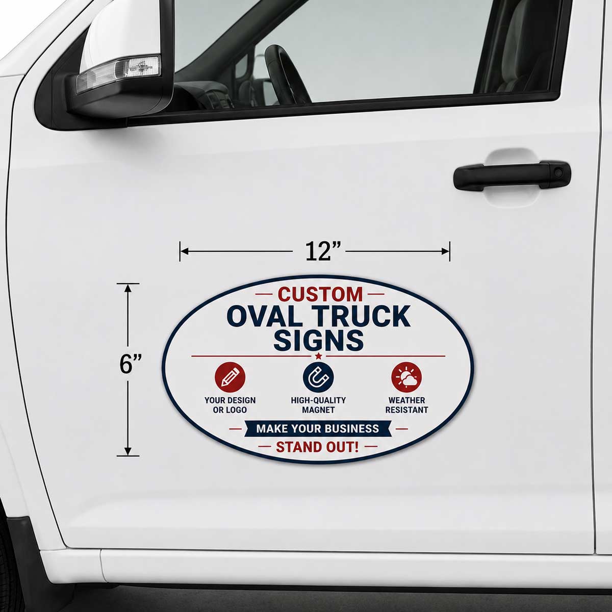 Custom Magnetic Vehicle Signs for Cars, Trucks & Vans