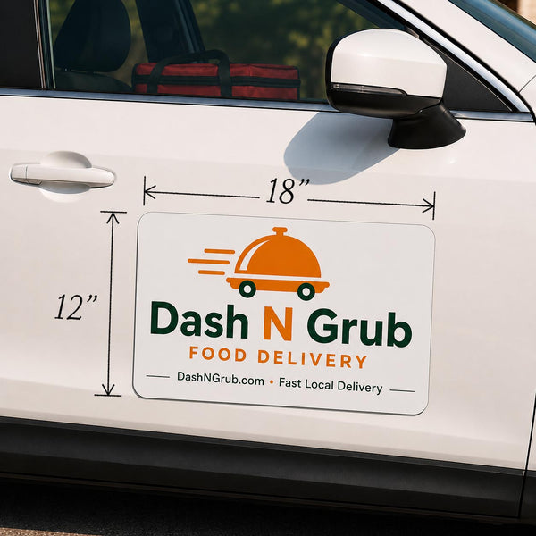 18x12" - Compact Sign for Vehicle (Sm)