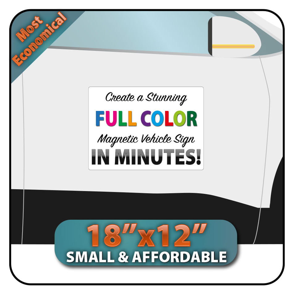 Custom Magnetic Signs for Cars | Truck & Van Magnet Signs from $3.50