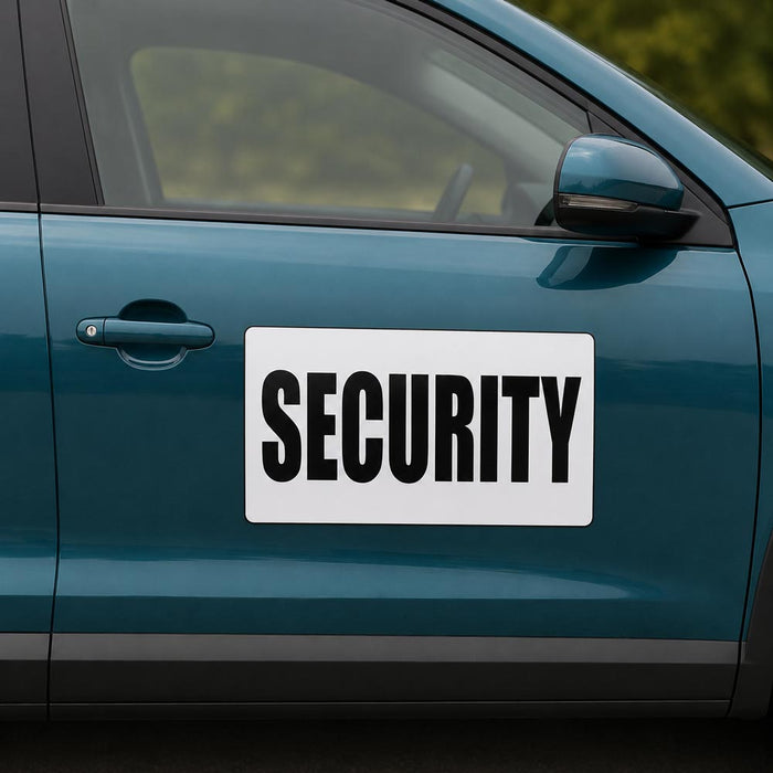 18"x 12" Magnetic Security Sign