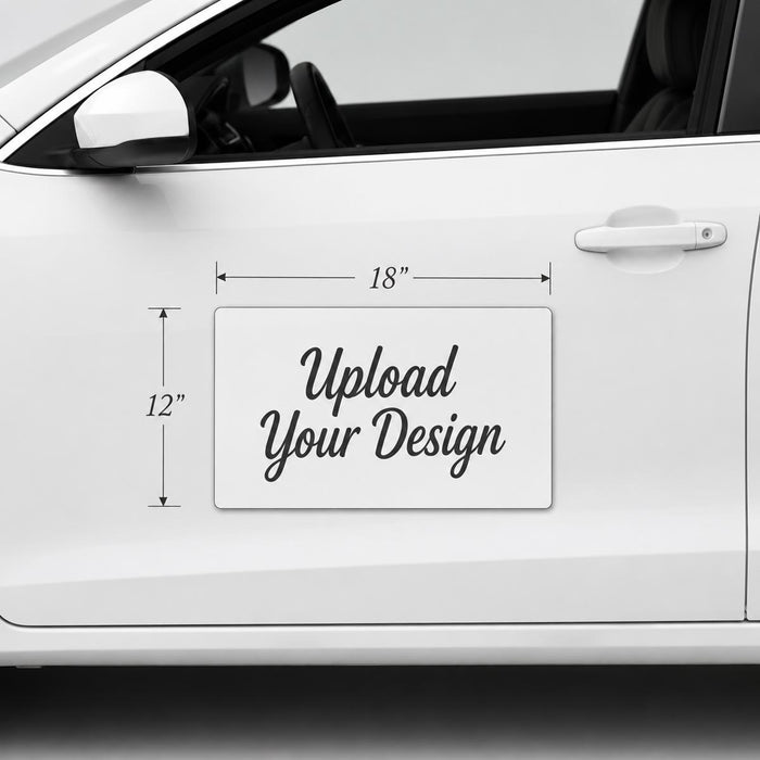 Upload Your Custom Magnetic Sign Design, Car, Truck & Van Magnets