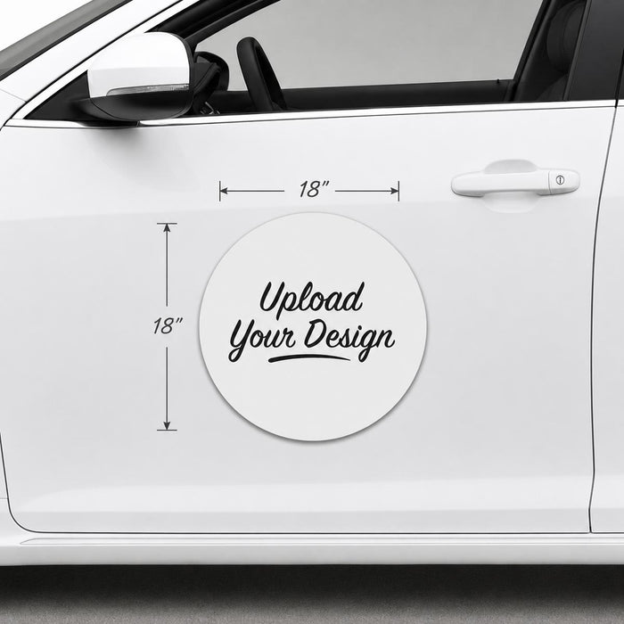 Upload Your Custom Magnetic Sign Design, Car, Truck & Van Magnets