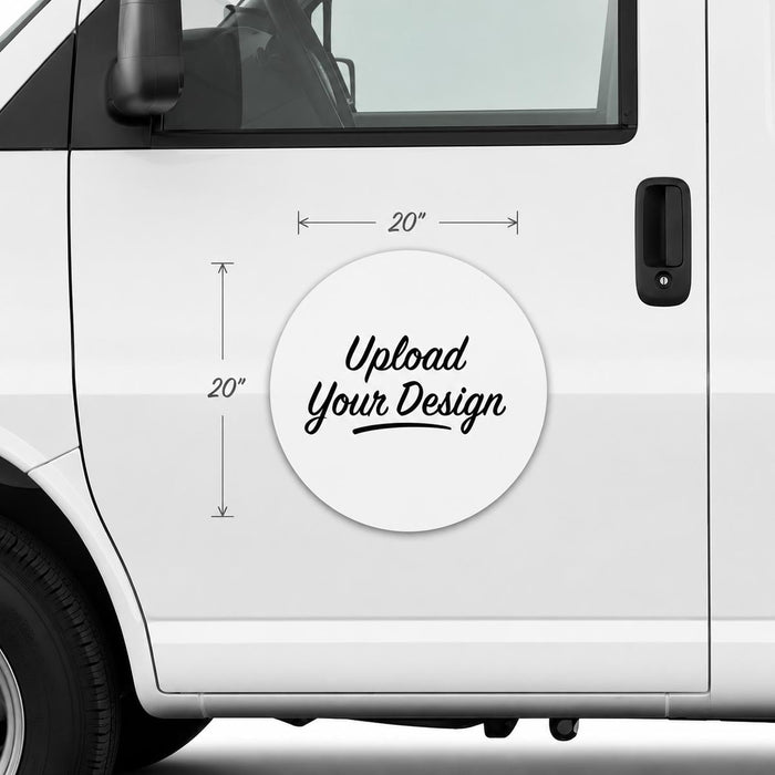 Upload Your Custom Magnetic Sign Design, Car, Truck & Van Magnets