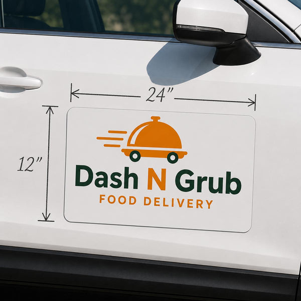24"x12" - Most Popular Magnetic Sign (Med)
