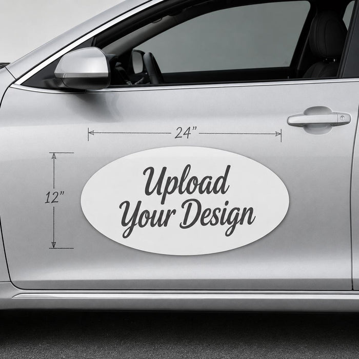 Upload Your Custom Magnetic Sign Design, Car, Truck & Van Magnets