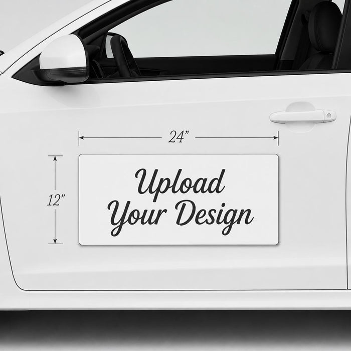 Upload Your Custom Magnetic Sign Design, Car, Truck & Van Magnets