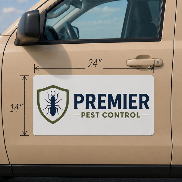 24"x14" - Vehicle Door Magnet (Med)