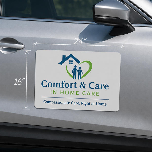 24"x16 - Custom Magnetic Signs for Trucks/ Vans (Med)