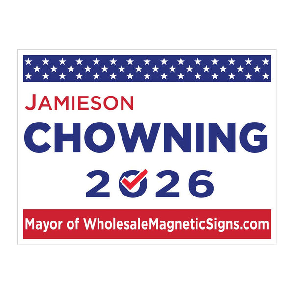 24" x 18" Custom Political Yard Signs | Campaign Signs with Optional H-Stakes