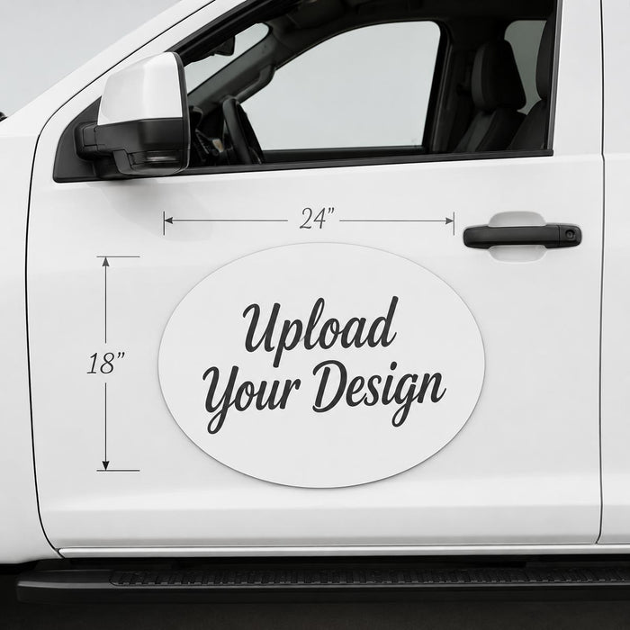 Upload Your Custom Magnetic Sign Design, Car, Truck & Van Magnets