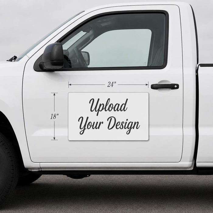 Upload Your Custom Magnetic Sign Design, Car, Truck & Van Magnets