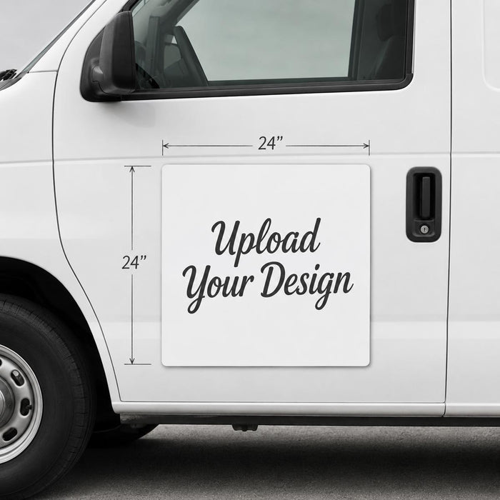 Upload Your Custom Magnetic Sign Design, Car, Truck & Van Magnets